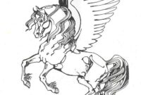 pegasus zum ausmalen