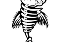 ausmalbilder skelett