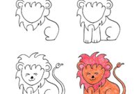 löwe einfach malen löwe einfach malen
