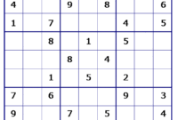 sudoku zum ausdrucken