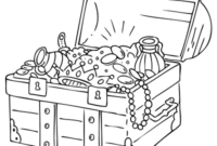 ausmalbilder schatzkiste