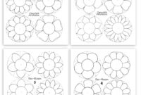 blume basteln vorlage zum ausdrucken