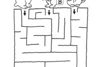 ausmalbild labyrinth