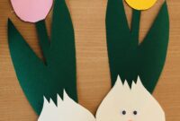 tulpen basteln vorlagen zum ausdrucken