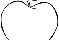 apfel umriss apfel umriss