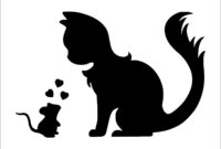 katzen umrisse