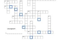 einfache kreuzworträtsel