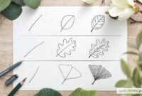 blätter malen leicht blätter malen leicht