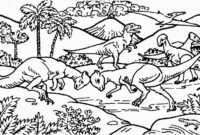 dino ausmalbild