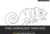 chamäleon basteln vorlage chamäleon basteln vorlage
