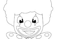 clown gesicht zum ausmalen clown gesicht zum ausmalen