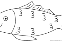 vorlage fische zum ausdrucken