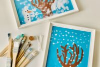 winterbilder malen kinder winterbilder malen kinder