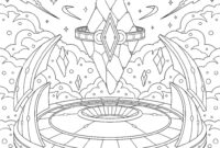 kristall ausmalbild kristall ausmalbild