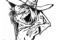 ausmalbilder halloween hexe ausmalbilder halloween hexe