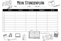 stundenplan pdf ausfüllbar stundenplan pdf ausfüllbar