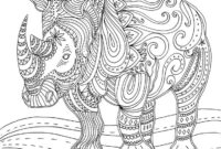 ausmalbilder muster tiere