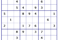 leichte sudoku