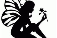 feen silhouette zum ausdrucken