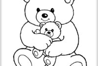 ausmalbild teddy