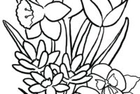 frühlingsblume ausmalbild frühlingsblume ausmalbild