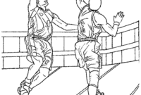 ausmalbild basketball