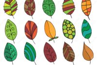 blätter gezeichnet blätter gezeichnet