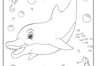 ausmalbild delfin