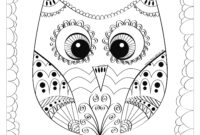 ausmalbild eule ausmalbild eule