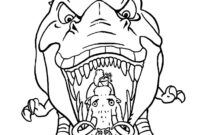 t-rex ausmalbilder