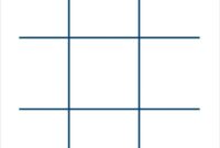 tic tac toe vorlage