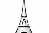 einfach eiffelturm zeichnung