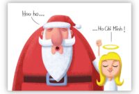 weihnachtskarte lustig