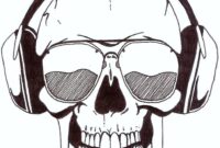 totenkopf ausmalbilder