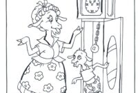 der wolf und die sieben geißlein ausmalbild der wolf und die sieben geißlein ausmalbild