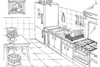 küche ausmalbilder