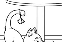 ausmalbilder kostenlos katzen