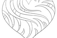 herz zum ausmalen herz zum ausmalen