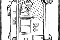 rettungswagen ausmalbild