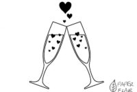 sektglas zeichnen einfach sektglas zeichnen einfach