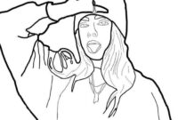 ausmalbild billie eilish