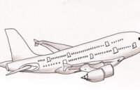 ausmalbilder flugzeuge a380