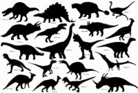 dinosaurier silhouette