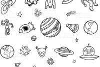 weltraum zeichnung