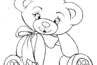 teddybär zum ausmalen teddybär zum ausmalen