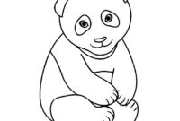 panda ausmalbild panda ausmalbild