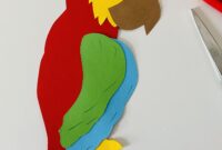 papagei basteln einfach