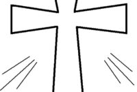 ausmalbild kreuz