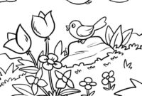 frühling bild zum ausmalen frühling bild zum ausmalen