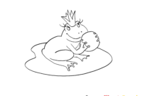 froschkönig malen froschkönig malen